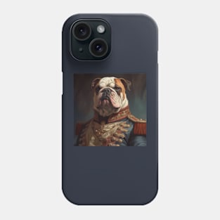 Commander English Bulldog (Design 2) Phone Case