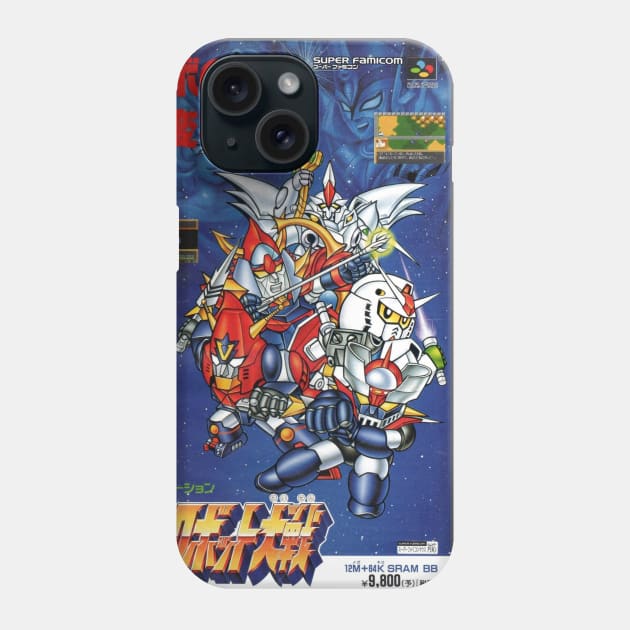 Super Robot Wars Cover Phone Case by Lukasking Tees