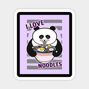 Cute Panda Ramen Magnet