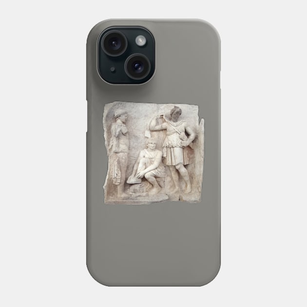 Hunter and Huntress Of The Boar Greek Mythological Characters Cut Out Phone Case by taiche