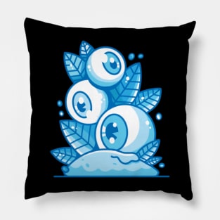 Doodle Threeye Design Character Illustration Pillow
