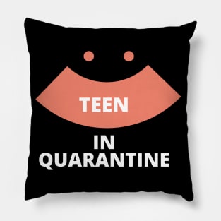 Teen in Quarantine Edit Pillow