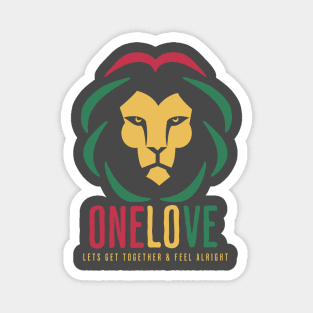 Lion - Legend - One Love - Reggae Music Lover Magnet