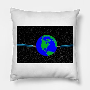 Global energy, conceptual image (C033/5300) Pillow