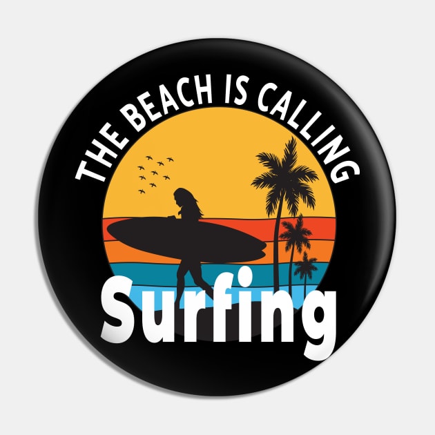 Surfing Pin by Double You Store