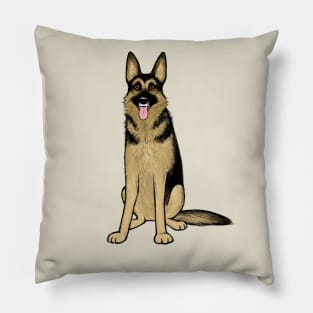 Cute German Shepherd Dog Pillow