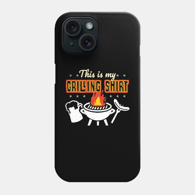 Funny BBQ Grilling Dad Phone Case by aneisha