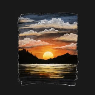 Nature Sunset Scenery T-Shirt