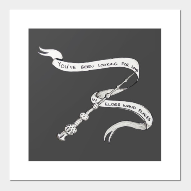 Elder Wand Harry Potter Posters And Art Prints Teepublic Uk
