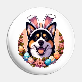 Slovensky Kopov Celebrates Easter with Bunny Ears Pin