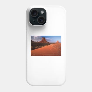 Sand Dunes And The Mittens Monument Valley Navajo Tribal Park Phone Case