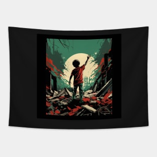 Free Palestine Tapestry