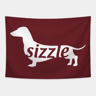 Dachshund Sausage Sizzle Dog Tapestry