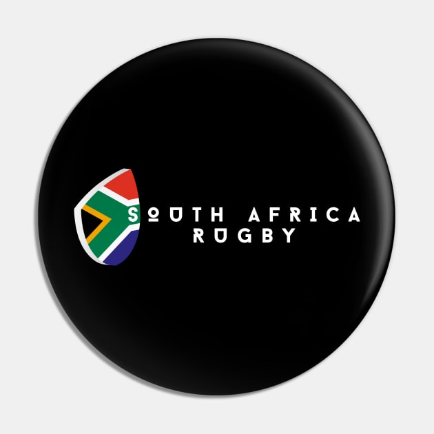 Minimalist Rugby Part 2 #006 - South Africa Rugby Fan Pin by SYDL