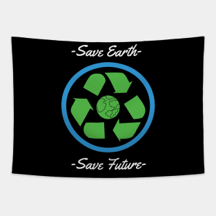 Save Earth Save Future Tapestry