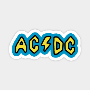 AC DC Beavis Butthead Magnet