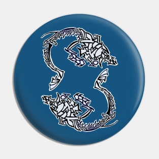 Swimming in Circles Pin