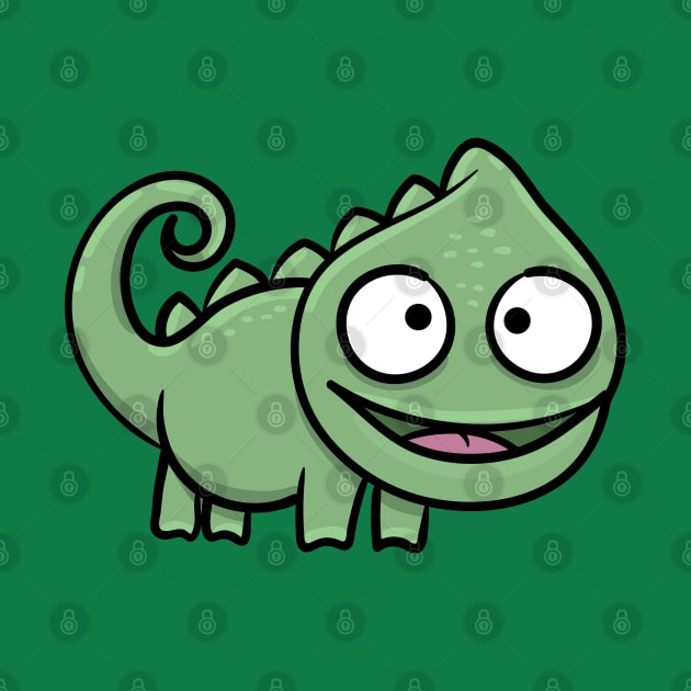 Funny Chameleon by Teravitha