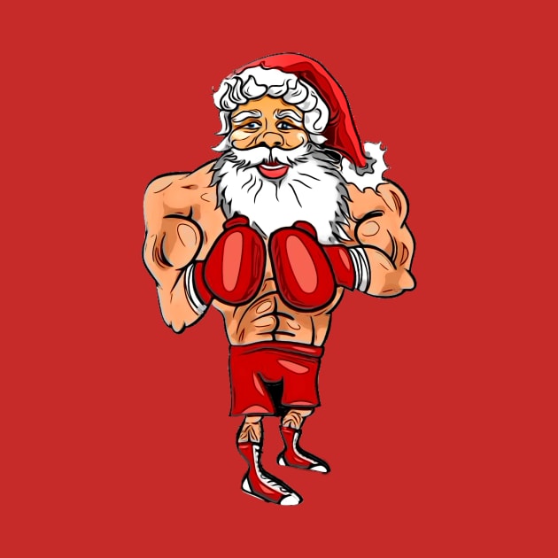 Boxing Santa by BigTexFunkadelic