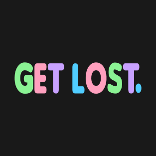 GET LOST. CLASSIC LOGO MULTICOLOR T-Shirt