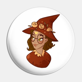 Red Witch Pin