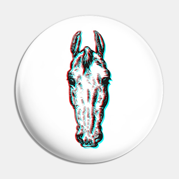 3D horse head Pin by Captain-Jackson