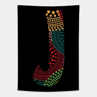 J Aboriginal Letter Tapestry