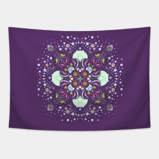 floral mandala Tapestry