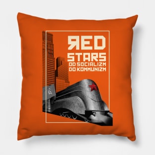 Red stars Pillow