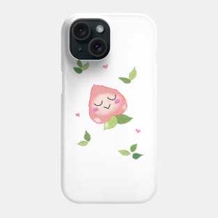 Sweet-sleeping happy baby peach! Phone Case