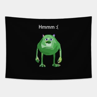 Mike Wazowski Meme Pop Art Tapestry