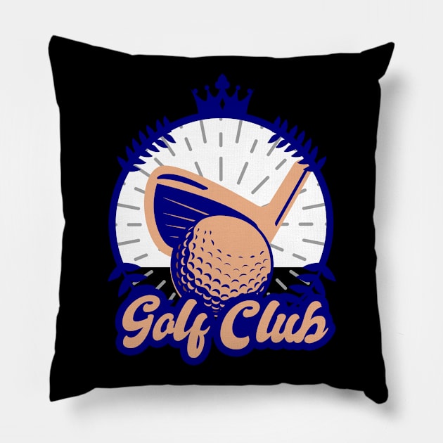 Royal Golf Club Pillow by EarlAdrian