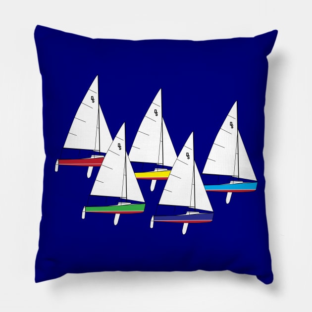 Day Sailer - O'Day Day Sailer Pillow by CHBB