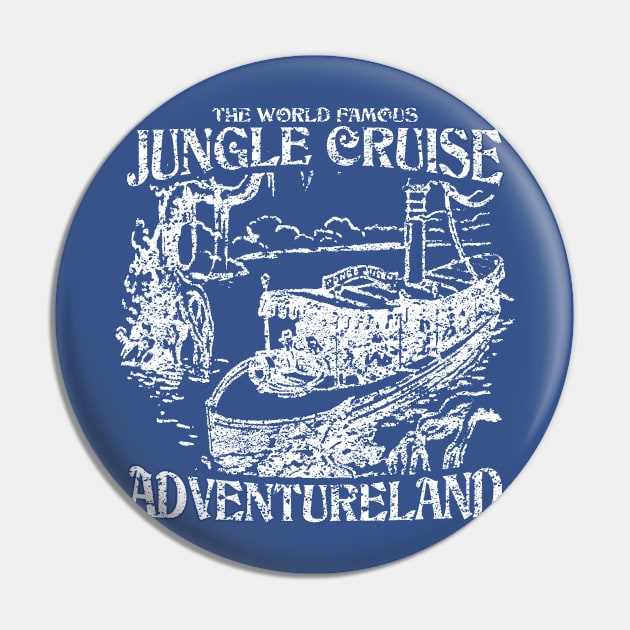 World Famous Jungle Cruise - White Variant Pin by Mouse Magic with John and Joie