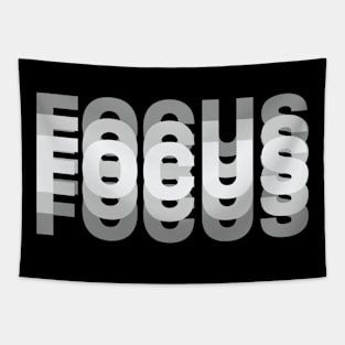 Reflective Focus Mindfulness Monochrome Typography Tapestry