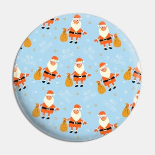 Coronavirus Christmas Santa Pin