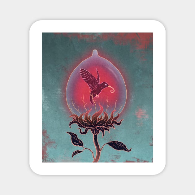 Flower Bird Magnet by Antoine Doré