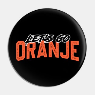 Oranje Football Pin