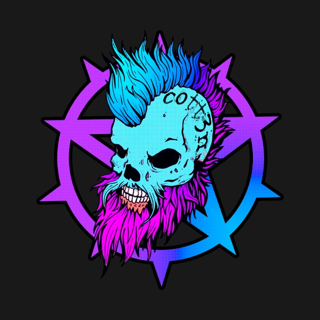 Mother F*ckin Skull Beard by cott3n