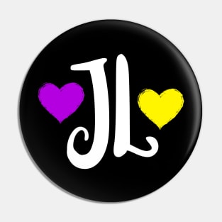 Love J and L Pin