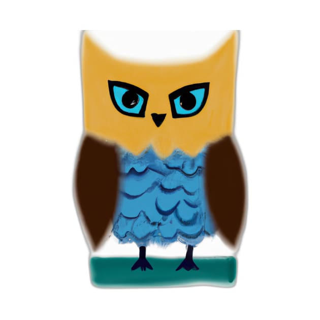 Cute Owl Drawing by Play Zoo