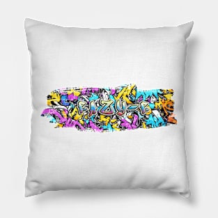 Easy Graffiti Pillow