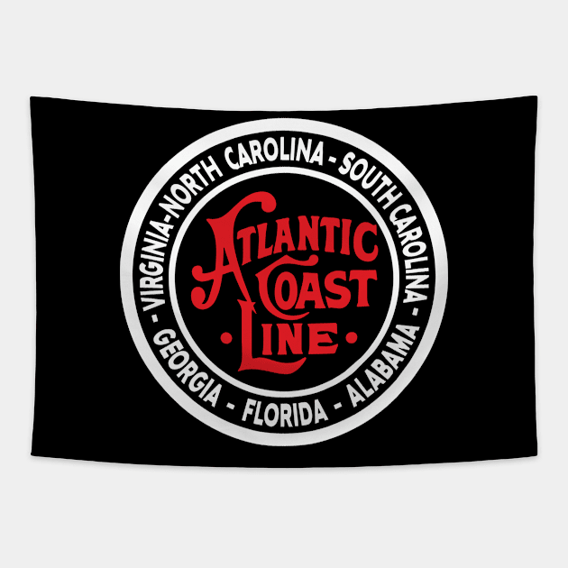 Atlantic Coast Line Railroad Tapestry by Raniazo Fitriuro