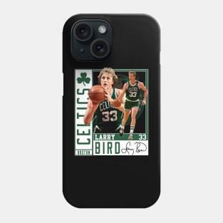 Larry Bird Legend Air Bird Basketball Signature Vintage Retro 80s 90s Bootleg Rap Style Phone Case