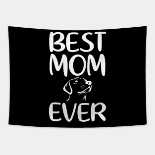 Best Dog Mom Ever Letter Print Women Funny Graphic Mothers Day Tapestry