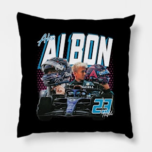 Alex Albon Vintage Pillow