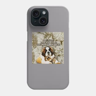 Dog and kittens Phone Case