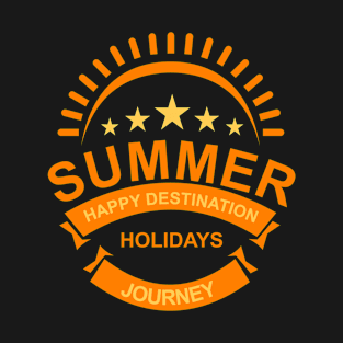 Summer Happy Destination Holiday Journey T-Shirt