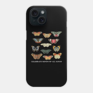 Celebrate Minds Of All Kinds Butterflies Autism Awareness Phone Case