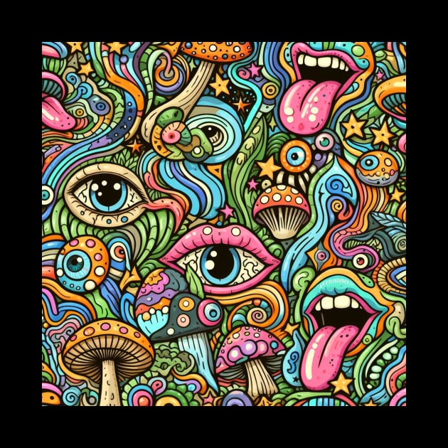 Trippy Mushroom by nerd.collect